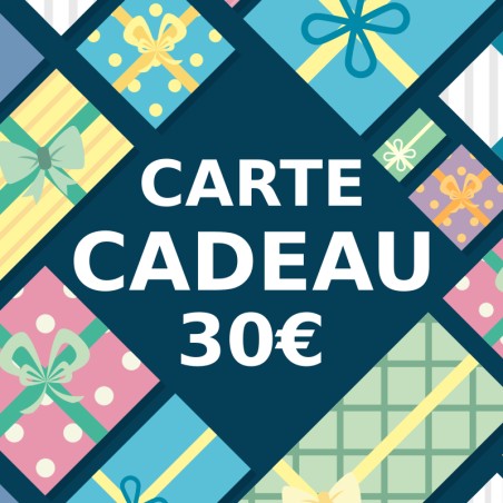 Carte cadeau 30€
