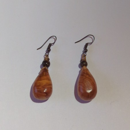Boucles d'oreilles en if