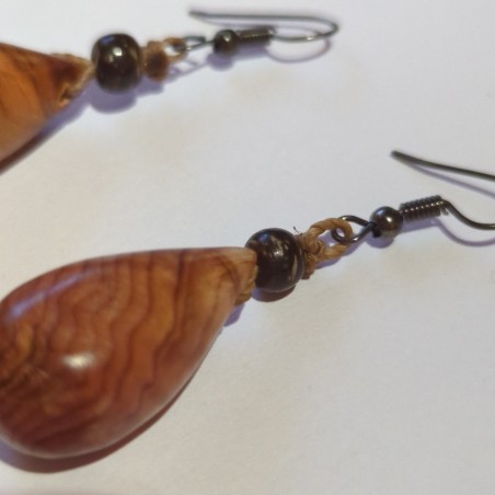 Boucles d'oreilles en if
