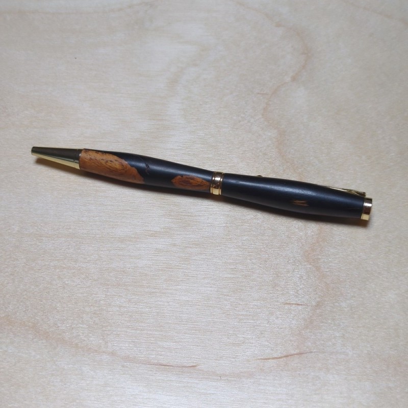 Stylo en Ébène – Élégance et Bois Noble Haut de Gamme