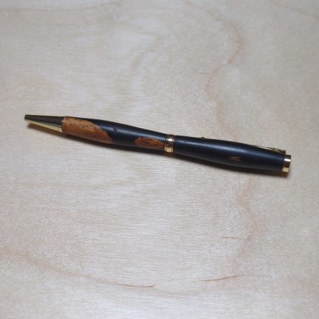 Stylo en Ébène – Élégance et Bois Noble Haut de Gamme