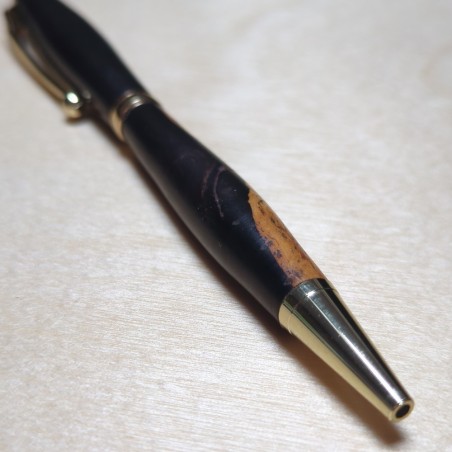 Stylo en Ébène – Élégance et Bois Noble Haut de Gamme