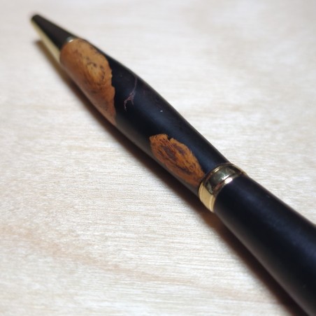 Stylo en Ébène – Élégance et Bois Noble Haut de Gamme