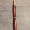 Stylo en Padouk Rouge – Bois Exotique Élégant et Durable