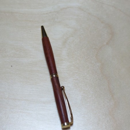 Stylo en cocobolo fait main | Canopée Création Bois
