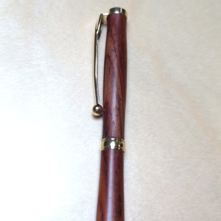 Stylo en cocobolo fait main | Canopée Création Bois