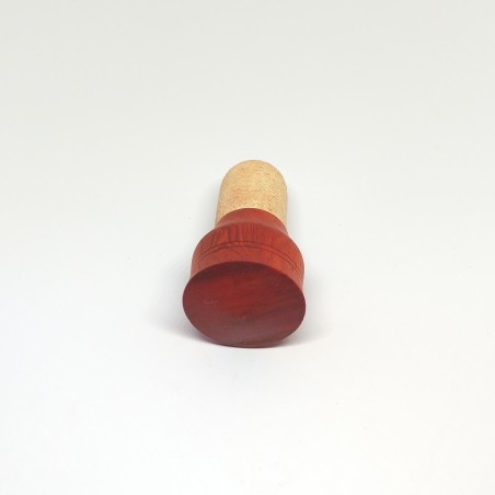Bouchon en bois de padouk fait main