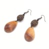 Boucles d'oreilles en if