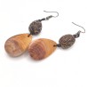 Boucles d'oreilles en if