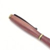 Stylo artisanal en bois d'amarante - fabrication francaise