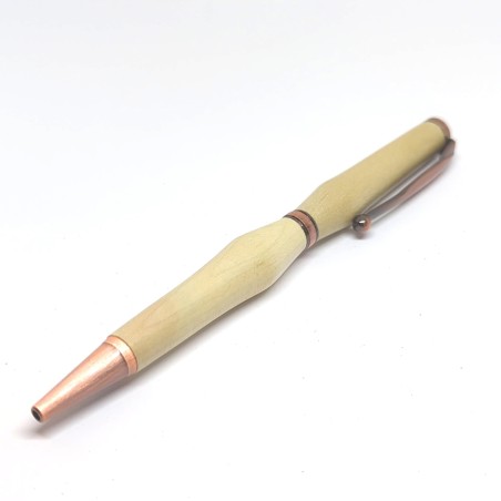 Stylo en bois de houx - rosé