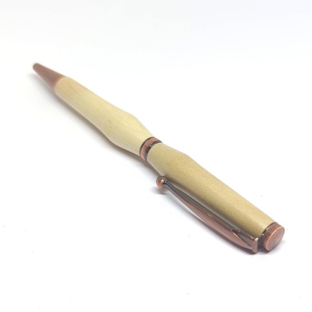 Stylo en bois de houx - rosé