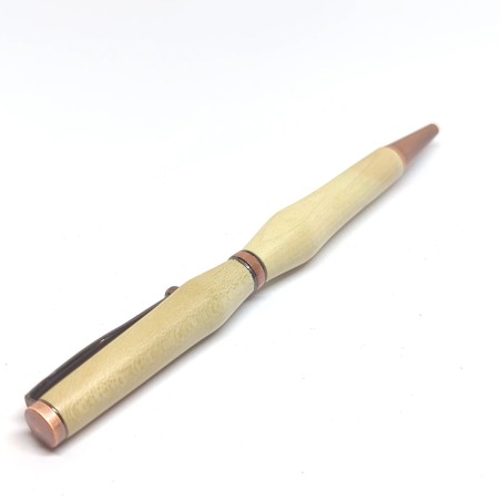 Stylo en bois de houx - rosé