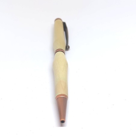 Stylo en bois de houx - rosé