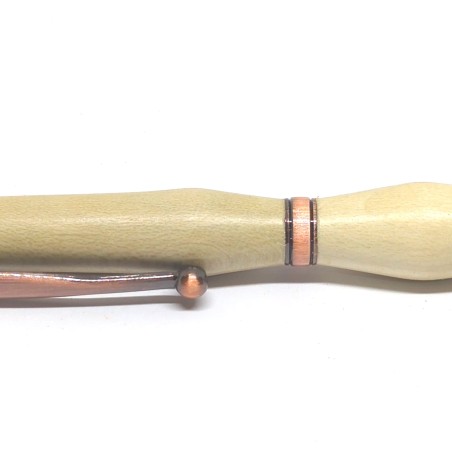 Stylo en bois de houx - rosé