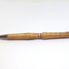 Stylo en bois avec bague couleur rosée
