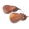 Boucles d’Oreilles en If – Bijoux en Bois Naturel et Élégant