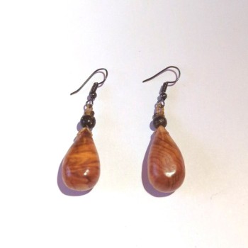 Boucles d'oreilles en if