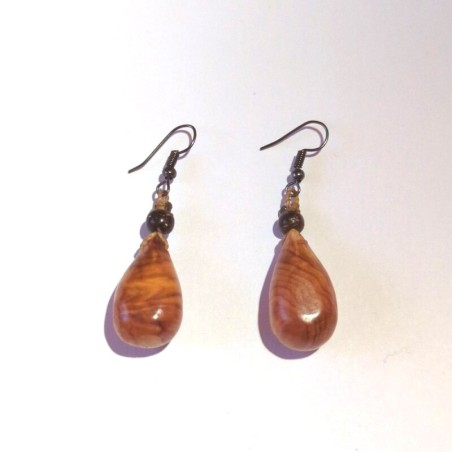 Boucles d'oreilles en if