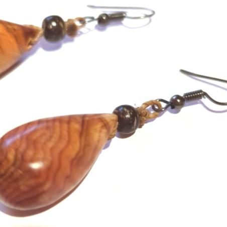 Boucles d'oreilles en if