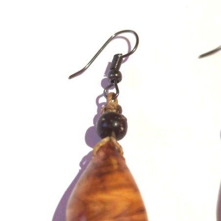 Boucles d'oreilles en if