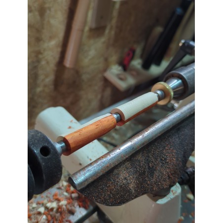 stylo artisanal en bois : houx et padouk