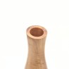 Vase en bois de cormier - création artisanale - fabriqué en France
