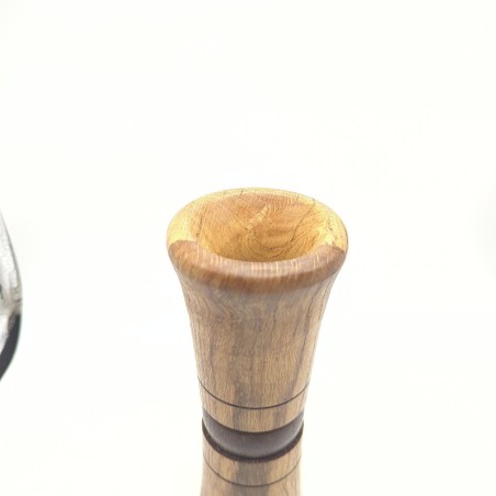 Vase en bois de chêne - création artisanale - fabriqué en France