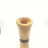 Vase en bois de chêne - création artisanale - fabriqué en France