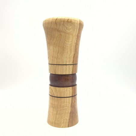 Vase en bois de chêne - création artisanale - fabriqué en France