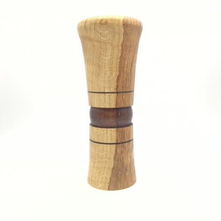 Vase en bois de chêne - création artisanale - fabriqué en France