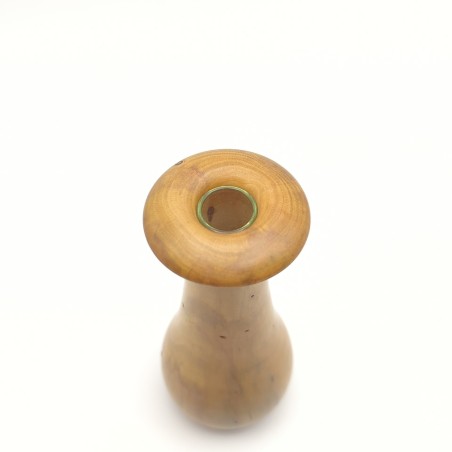 Vase soliflore en bois de prunellier - fabriqué en France (44)