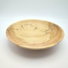 Assiette creuse en bois de prunier
